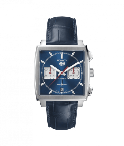 TAG Heuer Monaco Calibre Heuer 02 Stainless Steel / Blue